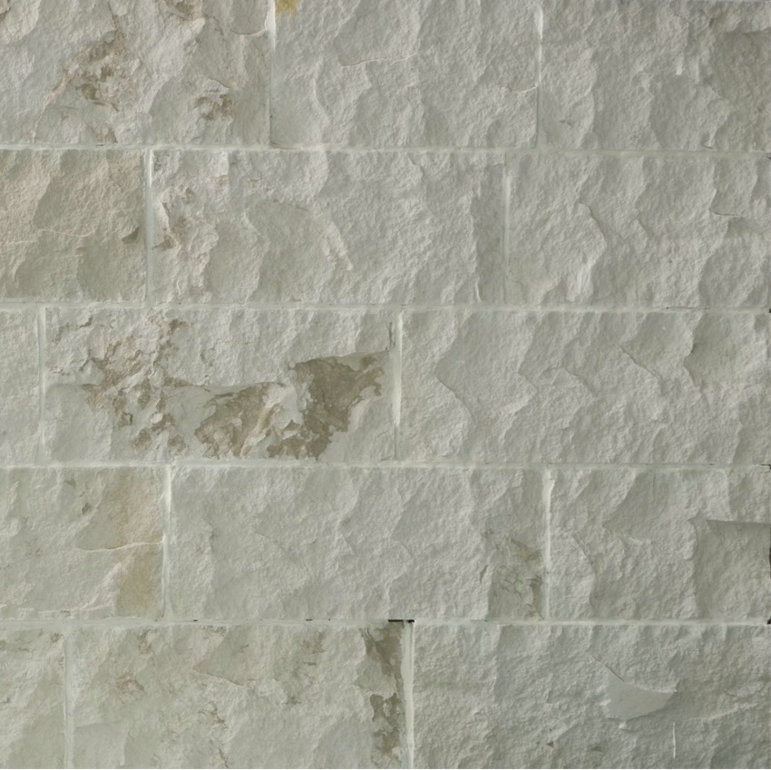 paredes con piedra blanca